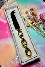 Load image into Gallery viewer, Chain link cheese knife