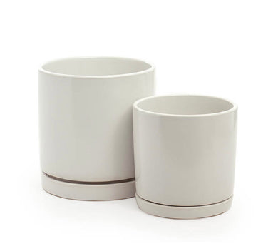 Set of 2 integrated ceramic pot