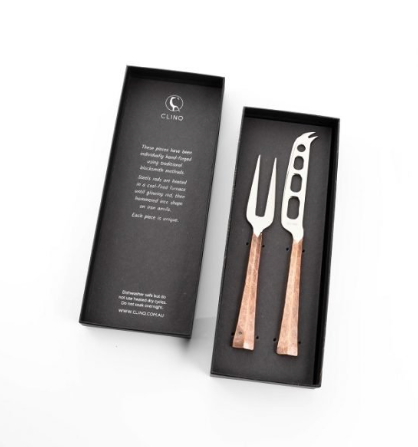 AGED COPPER 2PC KNIFE SET