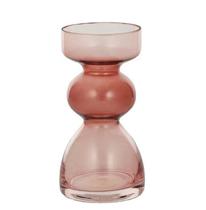 Matar Glass Vase Pinks