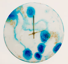 Load image into Gallery viewer, Resin Art Wall Clock - JELLY FISH